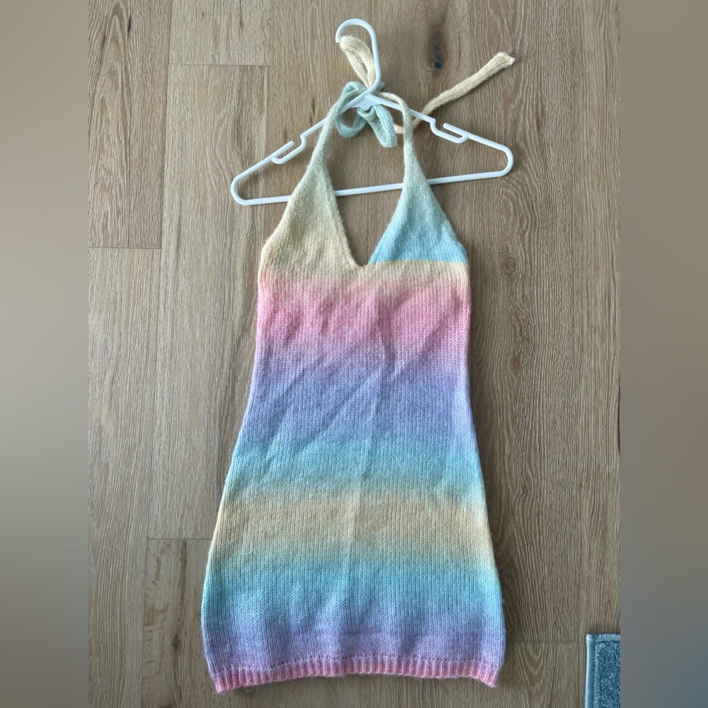 Princess Polly Knit Halter Mini Dress